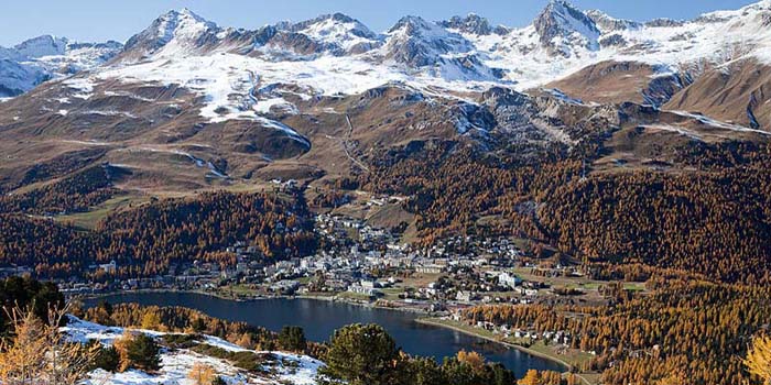 St. Moritz in the summer.