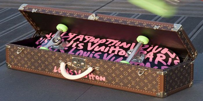 Louis Vuitton case for your skateboard.
