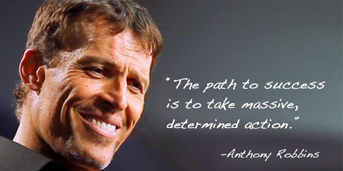 Anthony 'Tony' Robbins is an American self-help author and motivational speaker.