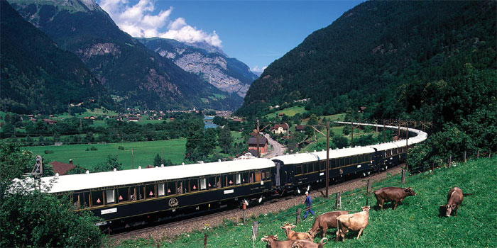 The Venice Simplon-Orient-Express, or VSOE, is a private luxury train service from London to Venice that is popularly referred to as the Orient Express, its historic namesake.