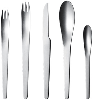 Arne Jacobsen Steel Matte Cutlery: US$79.