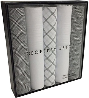 Geoffrey Beene 5 Pack Handkerchiefs: US$9.99.