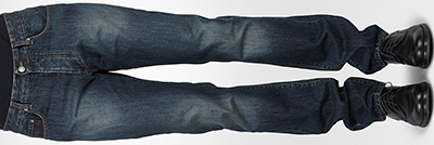 Bottega Veneta men's Pants in Dark Navy Denim: US$550.