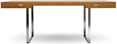 Carl Hansen CH110 Desk, lacquered oak, design by Hans Wegner: US$18,395.