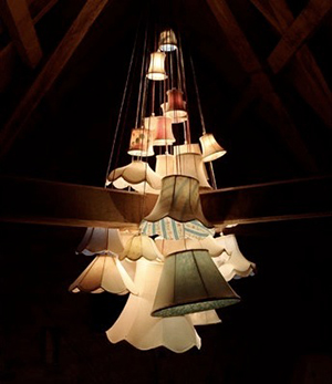 James Plumb cluster chandelier.