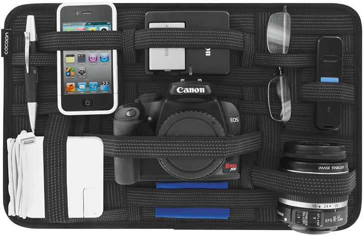 Cocoon Grid-It CPG20BK 15 × 9.5-Inch Organizer (Black): US$24.99.