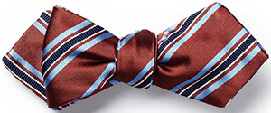Allen Edmunds Stripe Box Tie by Carrot & Gibbs: US$65.
