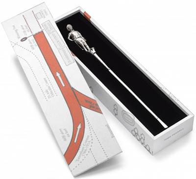 Theo Fennell Sterling Silver Jockey & Whip Paper Knife: £2,500.
