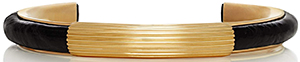 Tom Ford Black & Gold Crocodile Bracelet: US$7,450.