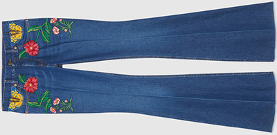 Gucci Garden exclusive denim pant: US$1,300.