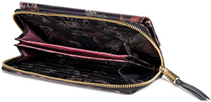 Herschel women's Avenue leather wallet: US$99.99.