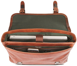 Jekyll & Hyde Montana 15-inch Slim RFID Double Buckle Brief: £309.