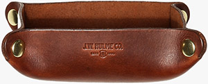J.W. Hulme Co. American Heritage Leather Desk Valet Tray: US$95.