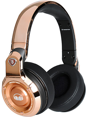 24K Over-Ear Headphone by Monster - Rose Gold: US$299.95.