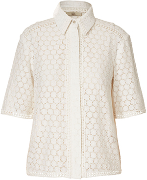 Orla Kiely women's Cotton Lace Shirt: US$255.