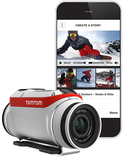 TomTom Bandit Action Camera.