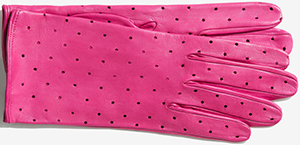 Uterqüe women's Gloves with Perforations: £70.