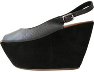 Vena Cava black leather sandal.