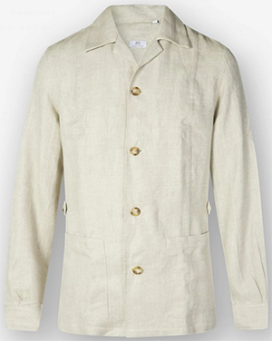 100 Hands Herringbone men's shirt jacket: €585.