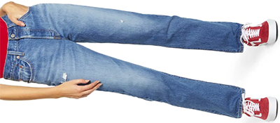 Levi's women's 501 high-waist straight-leg jeans: US$98.