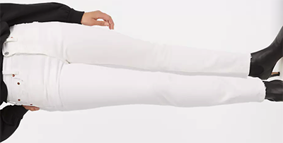 Levi's women's 501 Skinny White Jeans: US$89.50.
