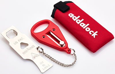 Addalock Portable Door Lock: US$17.95 - USD $29.95.