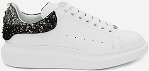 Alexander McQueen Oversized men's Sneaker in White/black: US$1,170.