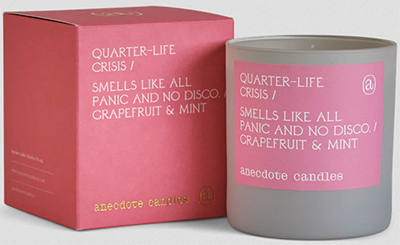 Anecdote candle Quarter-life Crisis: US$34.