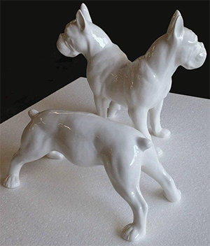 Antonio Riello Dog Sculpture.