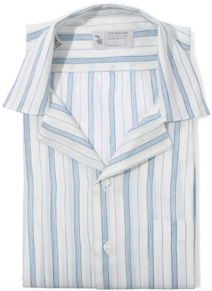 The Armoury Cotton Stripe Summer Men's Shirt: US$275.
