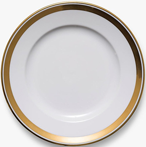 Augarten Dinner plate Habsburg 25 cm, Elisabeth: 158.