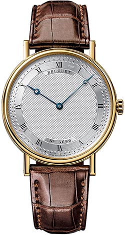 Breguet Extra-thin Classique wristwatch in 18-carat white gold, model no. 5157BA/11/9V6.