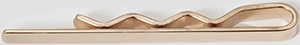 Brooklyn Tailors 3/4 Tie Slide in 18 Carat Rose Gold: US$100.