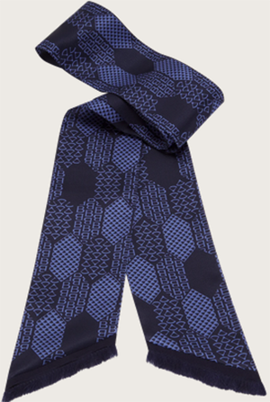 Bvlgari men's Serpenti Scaglie Shelley scarf: US$315.