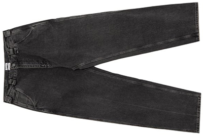 Willy Chavarria Relaxed fit carpenter men's jean with button: US$450.