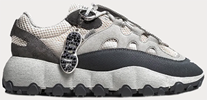 CLINTS Inc TRL Footprints 2.0 'Snow' Beige / Grey Low Top Sneakers: £175.