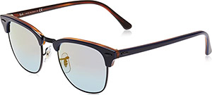 Ray-Ban Rb3016 Clubmaster Square Blue Light Filtering Everglasses: US$130.20.