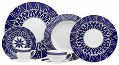 Timothy Corrigan Royal Limoges Blue Star Collection.