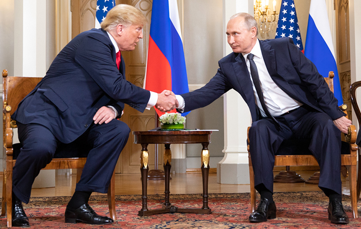 President Donald J. Trump and President Vladimir Putin of the Russian Federation / July 16, 2018 (Official White House Photo by Shealah Craighead).