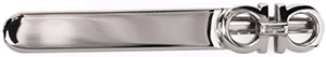 Salvatore Ferragamo Gancini tie clip: US$280.