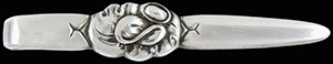 Georg Jensen Sterling Silver Tie Bar: US$450.