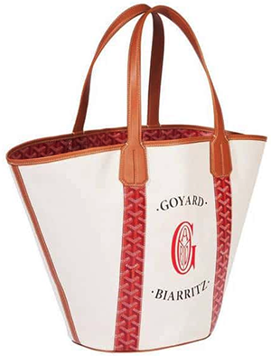 Goyard Limited Edition Belharra Biarritz Tote Bag.