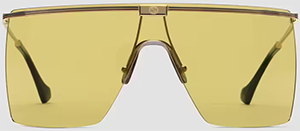 Gucci men's Mask frame sunglasses: US$580.