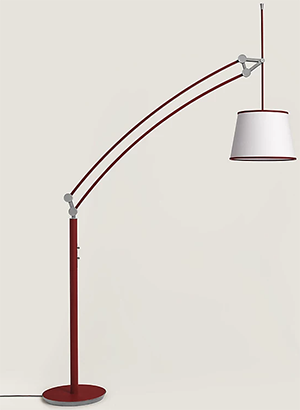Hermès Pantographe arc floor lamp: US$31,100.