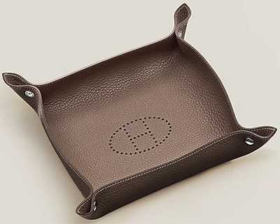 Hermès Change tray in Clemence taurillon leather: US$690.
