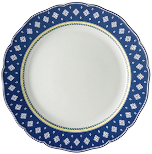 Hutschenreuther Maria Theresia Medley - Vicenza Dinner plate - Round - Rim plate 27 cm, Porcelain, Blue: €33,50.