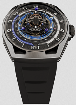 HYT Conical Tourbillon Titanium Blue.