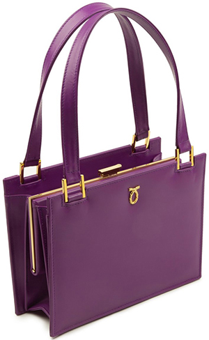 Launer London Jubilee Monarch Purple women's handbag: £3,790.