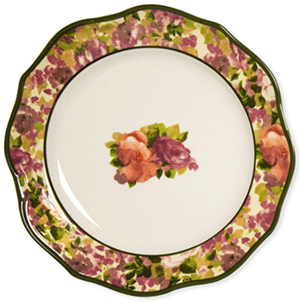 Loretta Caponi Firenze Silky Rose Flat Plate - 27 cm: €89.