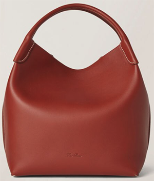 Loro Piana women's Large Bale Calfskin Bag: US$3,900.